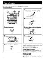 Предварительный просмотр 8 страницы Sony HST-D107 Operating Instructions Manual