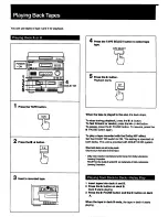 Preview for 11 page of Sony HST-D107 Operating Instructions Manual