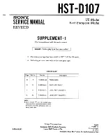 Предварительный просмотр 32 страницы Sony HST-D107 Service Manual