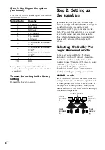 Preview for 8 page of Sony HST-SE581 Operating Instructions Manual