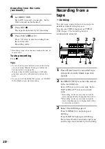 Preview for 20 page of Sony HST-SE581 Operating Instructions Manual