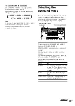 Preview for 23 page of Sony HST-SE581 Operating Instructions Manual