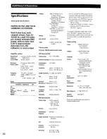 Preview for 20 page of Sony HT-1200D - Home Theater In A Box Operating Instructions Manual