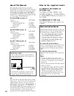 Preview for 4 page of Sony HT-1700D Operating Instructions Manual