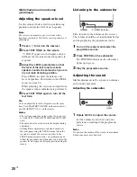 Preview for 20 page of Sony HT-1700D Operating Instructions Manual