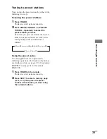 Preview for 33 page of Sony HT-1700D Operating Instructions Manual