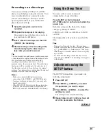 Preview for 35 page of Sony HT-1700D Operating Instructions Manual