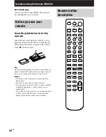 Preview for 44 page of Sony HT-1700D Operating Instructions Manual