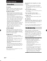 Preview for 48 page of Sony HT-1700D Operating Instructions Manual