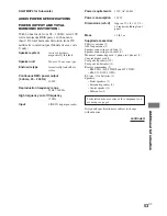 Preview for 53 page of Sony HT-1700D Operating Instructions Manual