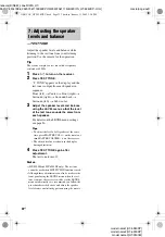 Preview for 22 page of Sony HT-5950DP Operating Instructions Manual