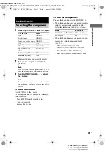 Preview for 23 page of Sony HT-5950DP Operating Instructions Manual