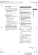 Preview for 25 page of Sony HT-5950DP Operating Instructions Manual