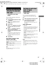 Preview for 35 page of Sony HT-5950DP Operating Instructions Manual