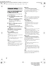 Preview for 38 page of Sony HT-5950DP Operating Instructions Manual