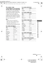 Preview for 49 page of Sony HT-5950DP Operating Instructions Manual