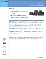 Sony HT-7100DH Brochure preview