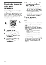 Предварительный просмотр 58 страницы Sony HT-AF5 Operating Instructions Manual