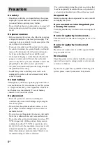 Предварительный просмотр 4 страницы Sony HT-CT100 Operating Instructions Manual