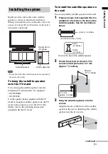 Предварительный просмотр 7 страницы Sony HT-CT100 Operating Instructions Manual