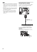 Предварительный просмотр 8 страницы Sony HT-CT100 Operating Instructions Manual