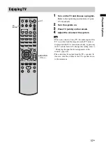 Предварительный просмотр 17 страницы Sony HT-CT100 Operating Instructions Manual