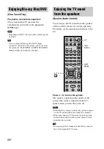 Предварительный просмотр 24 страницы Sony HT-CT100 Operating Instructions Manual