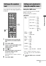 Предварительный просмотр 31 страницы Sony HT-CT100 Operating Instructions Manual