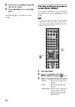 Предварительный просмотр 32 страницы Sony HT-CT100 Operating Instructions Manual