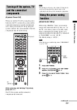 Предварительный просмотр 23 страницы Sony HT-CT150 Operating Instructions Manual