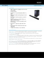 Sony HT-CT150HP Operating Instructions preview