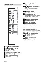 Preview for 20 page of Sony HT-CT180 Operating Instructions Manual