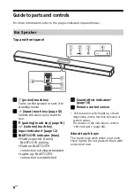 Preview for 6 page of Sony HT-CT290 Operating Instructions Manual