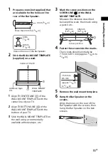 Preview for 11 page of Sony HT-CT290 Operating Instructions Manual