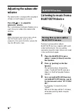 Preview for 16 page of Sony HT-CT290 Operating Instructions Manual