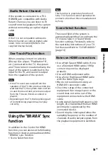 Preview for 19 page of Sony HT-CT290 Operating Instructions Manual