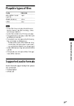 Preview for 27 page of Sony HT-CT290 Operating Instructions Manual