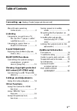 Предварительный просмотр 5 страницы Sony HT-CT380 Operating Instructions Manual