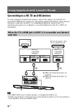 Предварительный просмотр 12 страницы Sony HT-CT380 Operating Instructions Manual