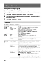 Preview for 14 page of Sony HT-CT380 Operating Instructions Manual