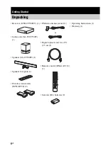 Preview for 6 page of Sony HT-CT550W Operating Instructions Manual