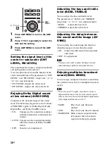 Предварительный просмотр 38 страницы Sony HT-CT550W Operating Instructions Manual