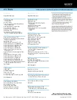 Preview for 2 page of Sony HT-CT550W Specifications