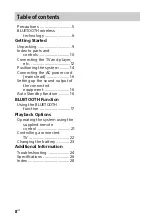 Preview for 8 page of Sony HT-CT60BT Operating Instructions Manual