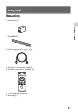 Preview for 9 page of Sony HT-CT60BT Operating Instructions Manual