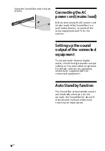 Preview for 16 page of Sony HT-CT60BT Operating Instructions Manual