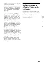 Preview for 21 page of Sony HT-CT660 Operating Instructions Manual