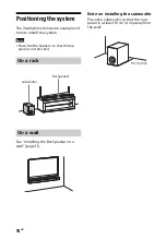 Предварительный просмотр 10 страницы Sony HT-CT80 Operating Instructions Manual