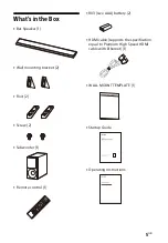 Preview for 5 page of Sony HT-CT800 Operating Instructions Manual