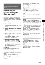 Preview for 45 page of Sony HT-CT800 Operating Instructions Manual